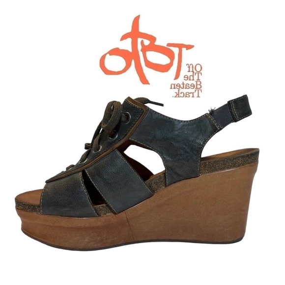OTBT WOMENS’S Lace Up Platform Sandals Size 10 - Picture 1 of 14